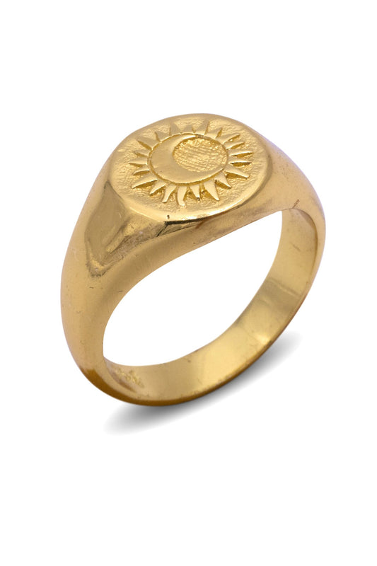 The Sacred Sun Ring - gold