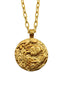 The golden Zodiac Necklace - Free-Spirited Aquarius