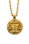 The golden Zodiac Necklace - Harmonious Libra